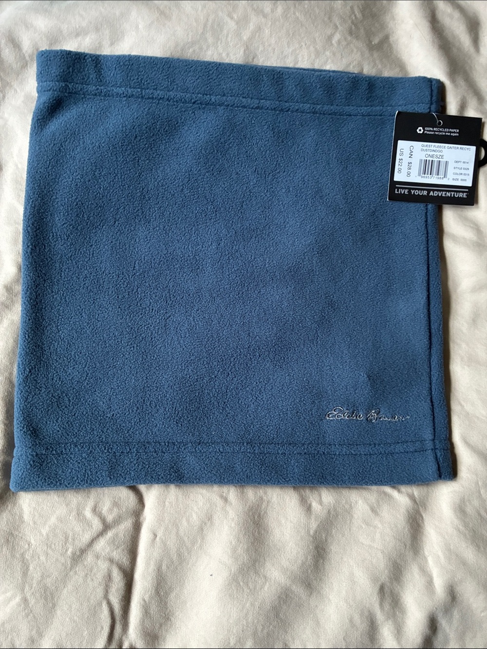 NWT Eddie Bauer fleece gaiter Unisex